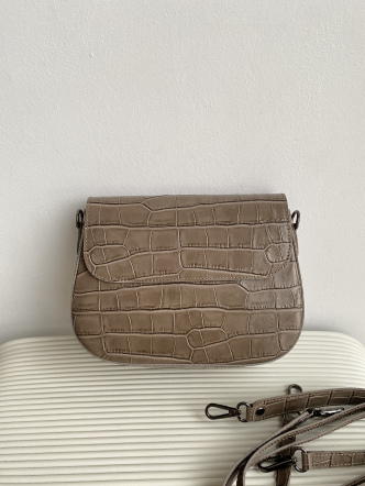 Сумка 0307 Тауп (кроко -кожа) (581)